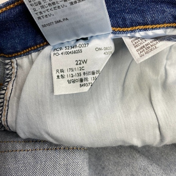 Levi's Plus Size High Rise Wedgie Fit Skinny Jeans - Picture 12 of 14